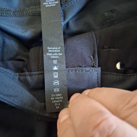 Lululemon Men's Gray Obsidian ABC Slim Warpstreme Pants Size 28 - Picture 7 of 14